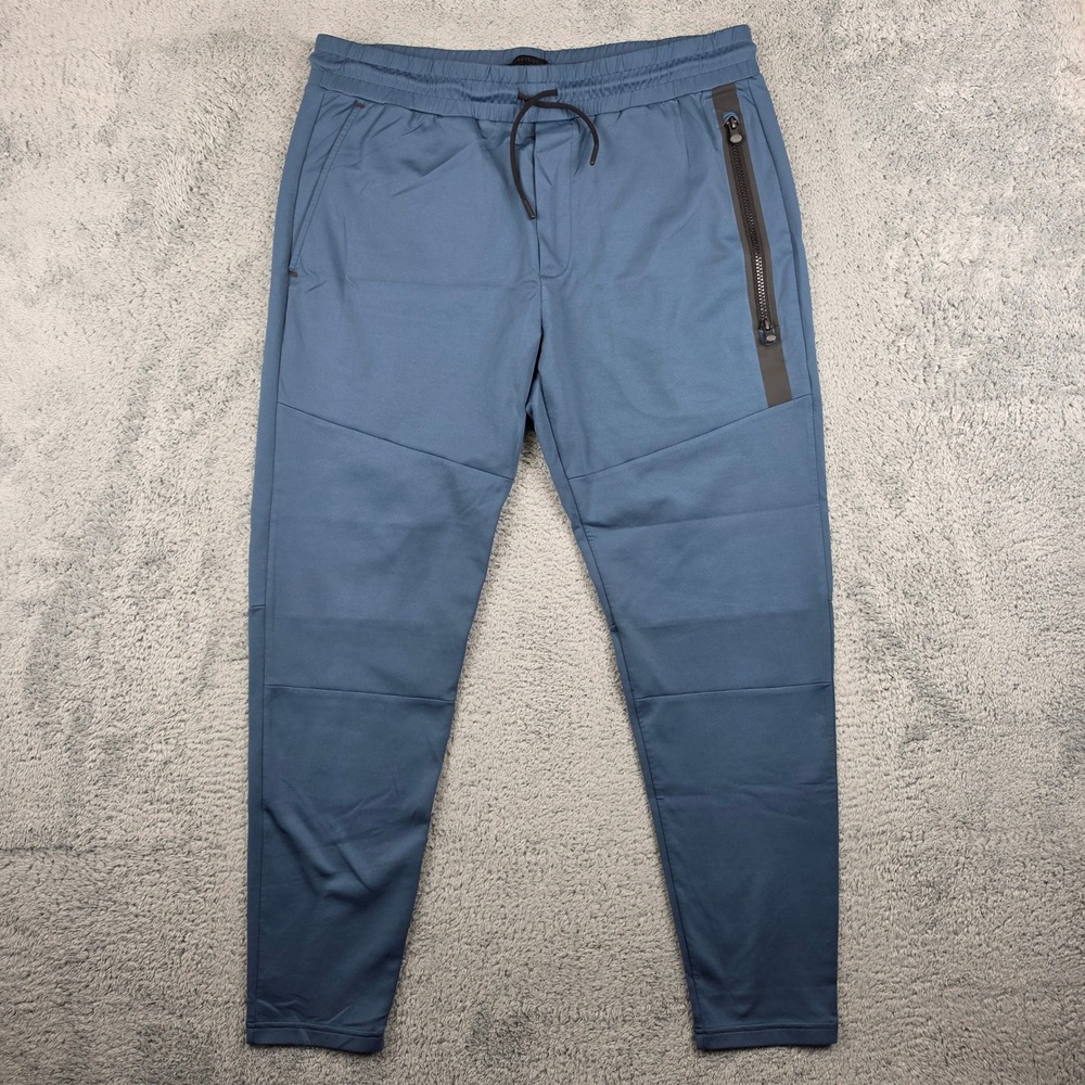 Greyson Sequoia Joggers Mens Large Blue Athletic Tapered Stretch Performance EUC
